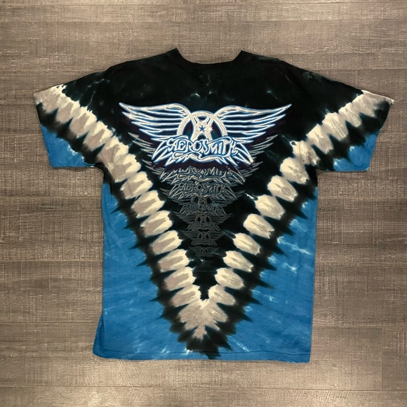 True Vintage 2000’s Liquid Blue Aero Smith Band Tour Tee - Picture 4 of 4